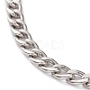 Men's 304 Stainless Steel Cuban Chains Bracelets and Necklaces Jewelry Sets SJEW-JS01158-3