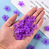 Frosted Acrylic Bead Caps X-MACR-S371-08A-747-5
