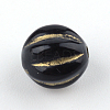 Round Plating Acrylic Beads PACR-Q102-49B-2