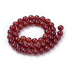 Natural Carnelian Beads Strands G-S259-32-6mm-2