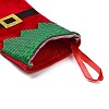 Christmas Stocking Felt Cloth & Iron Pendant Decoration DJEW-K027-01B-01-3