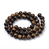 Natural Tiger Eye Beads Strands G-S259-21-12mm-2