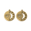 201 Stainless Steel Pendants LS-STAS-U052-02A-G-1