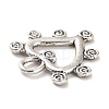 Tibetan Style Alloy Pendants PALLOY-P293-018AS-3