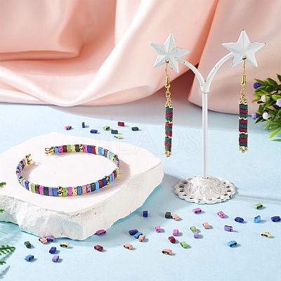 440Pcs 11 Colors Spray Painted Non-magnetic Synthetic Hematite Multi-Strand Links G-TA0001-73-1