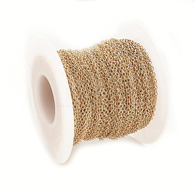 Brass Cable Chains CHC-S003-12G-1