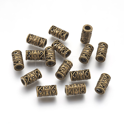 Tibetan Style Alloy Beads X-MLF0856Y-NF-1