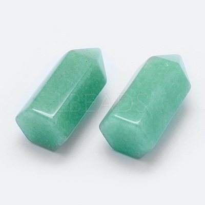 Natural Green Aventurine Pointed Beads G-G760-K07-1