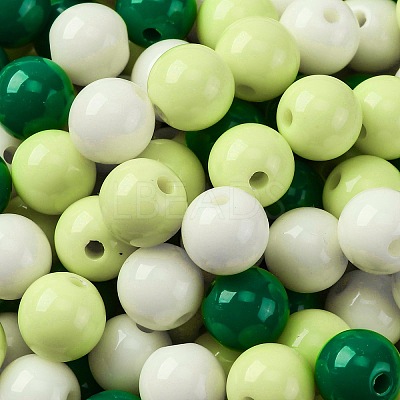 Opaque Acrylic Beads SACR-Q004-02H-1