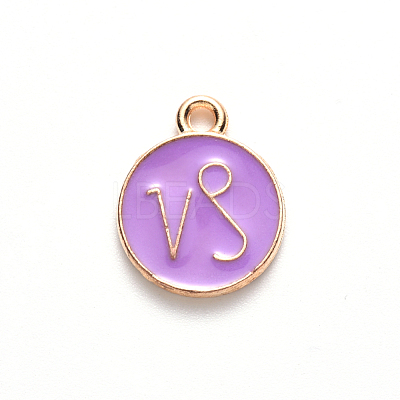 Alloy Enamel Pendants ENAM-S124-01B-01E-1