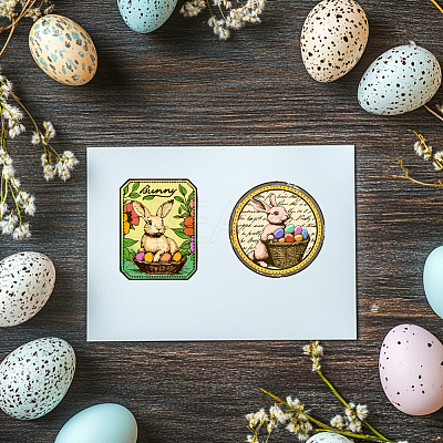 PVC Plastic Clear Stamps DIY-WH0618-0326-1