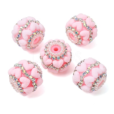 Rwsin & Acrylic & ABS Imitation Pearl Beads RE-CBA1913-03A-1
