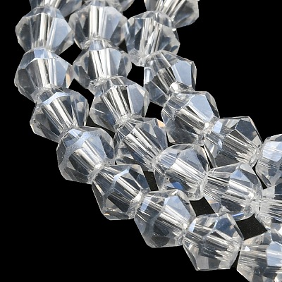 Transparent Electroplate Glass Beads Strands LS-GLAA-F029-2mm-C13-1