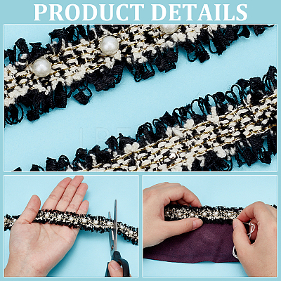 6 Yards Cotton Lace Ribbon DIY-WH0632-71A-1