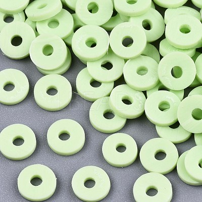 Handmade Polymer Clay Beads Strands CLAY-R089-8mm-Q080-1