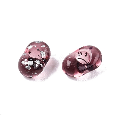 Picasso Spray Painted Glass Seed Beads SEED-T006-04-21-1
