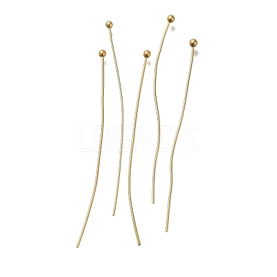 Brass Ball Head Pins KK-H502-03R-G-1
