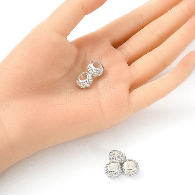 304 Stainless Steel European Beads CPDL-YW0001-01-1