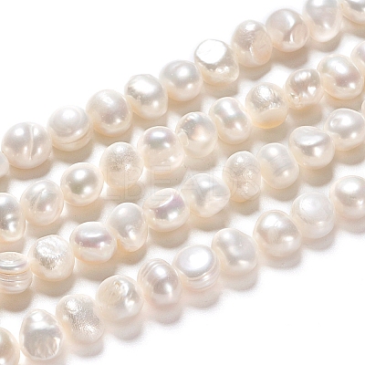 Natural Cultured Freshwater Pearl Beads Strands X-PEAR-I004-08A-1