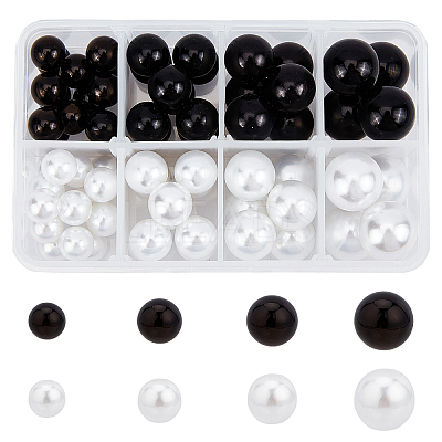 Imitation Pearl Acrylic Beads OACR-NB0001-13-1