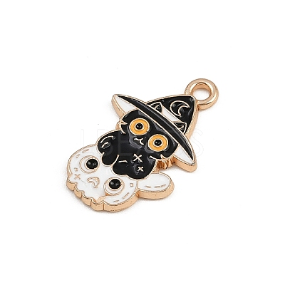 Halloween Alloy Enamel Pendants FIND-I052-01KCG-09-1