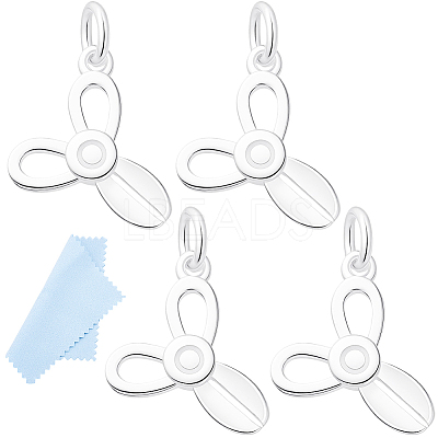 5Pcs 925 Sterling Silver Charms STER-BBC0009-93B-1