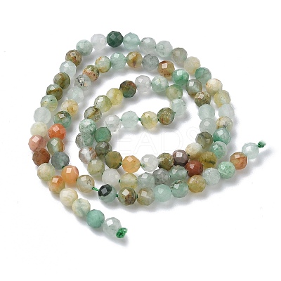 Natural African Jade Beads Strands G-L651-C04-4mm-1
