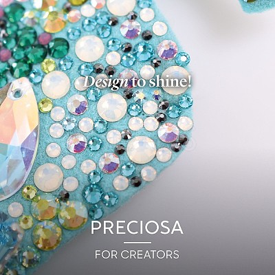 Preciosa&reg MAXIMA Crystal No Hotfix Flatback Stones Y-PRC-NSS10-60230-200-1