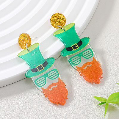 Christmas Acrylic Human Stud Earrings RD9723-1-1