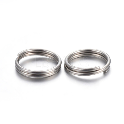 Tarnish Resistant 304 Stainless Steel Split Rings X-STAS-P223-22P-06-1