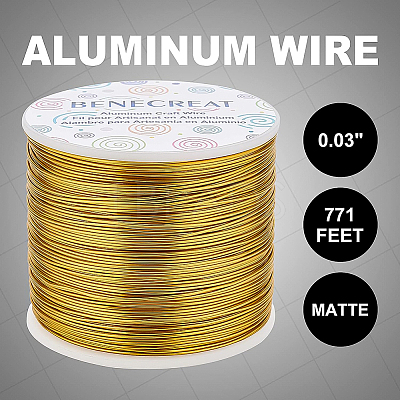 Matte Round Aluminum Wire AW-BC0003-30E-0.8mm-1