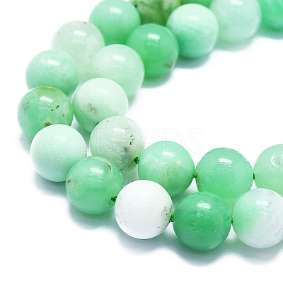 Natural Chrysoprase Beads Strands G-K245-A12-07-1