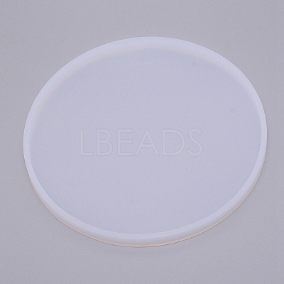 Round Cup Mat Silicone Molds LS-DIY-WH0181-46-1