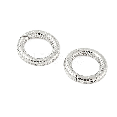 925 Sterling Silver Spring Gate Rings STER-S012-09P-1