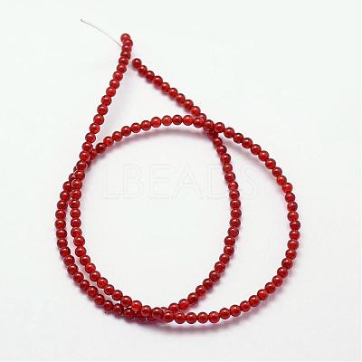 Natural Carnelian Beads Strands G-N0184-04-2mm-1