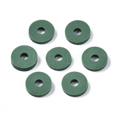 Handmade Polymer Clay Beads X-CLAY-Q251-6.0mm-B46-1