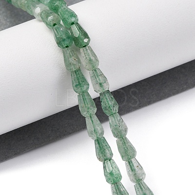 Natural Green Strawberry Quartz Beads Strands G-C080-B04-01A-1