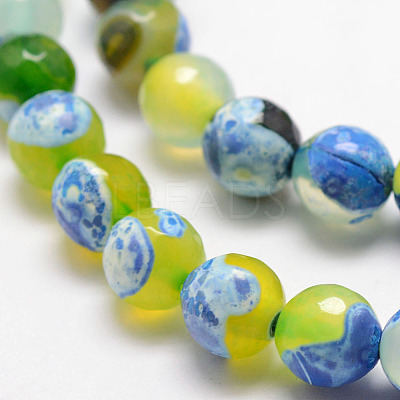 Natural Fire Crackle Agate Bead Strands G-K166-06F-10mm-08-1