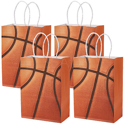 Rectangle Paper Gift Bags with Handle ABAG-WH20001-10C-1