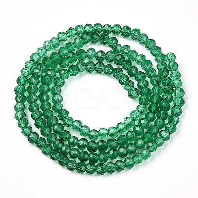Glass Beads Strands EGLA-A034-T1mm-D18-1