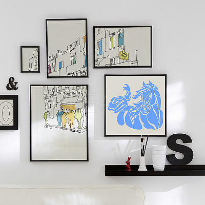 PET Plastic Drawing Painting Stencils Templates DIY-WH0244-170-1