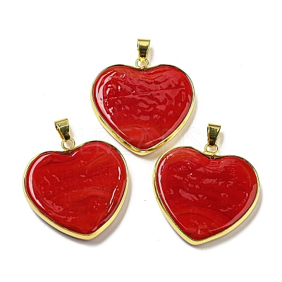 Handmade Lampwork Pendants LAMP-M017-01F-1
