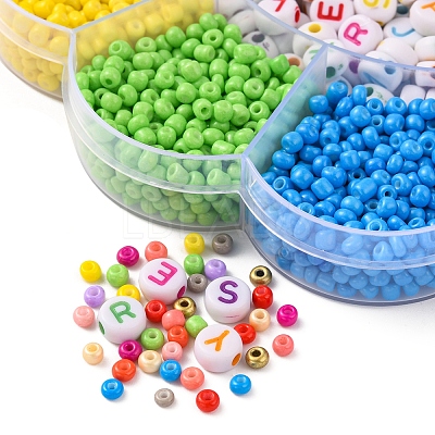 DIY Letter Bracelet Making Kit DIY-YW0002-18-0.7MM-1