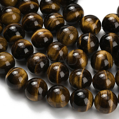 Natural Tiger Eye Beads Strands G-H329-C07-16mm-1