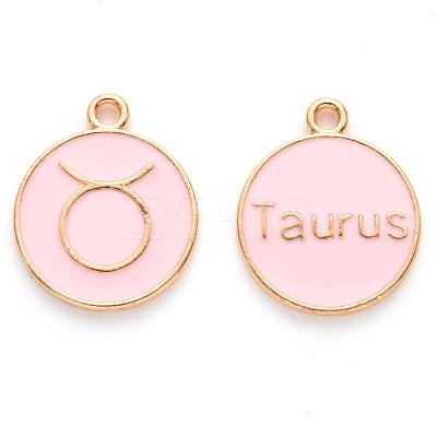 Alloy Enamel Pendants X-ENAM-S124-01A-09C-1