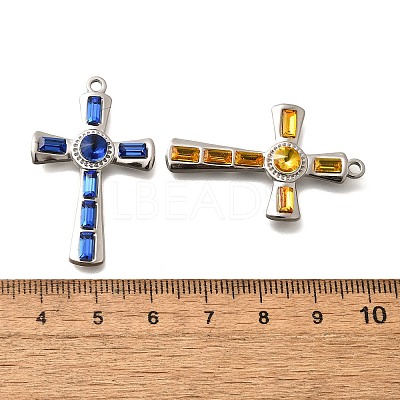 304 Stainless Steel Pendants STAS-Q346-12P-1