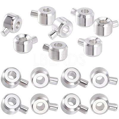 30Pcs Brass Crimp Beads KK-BBC0024-23S-1