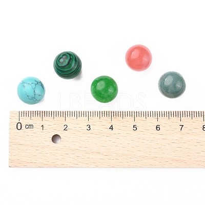 Natural & Synthetic Gemstone Stone Beads G-S117-12mm-M-1