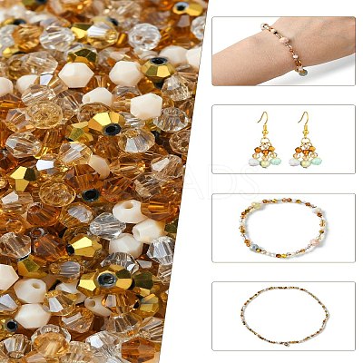 Mixed Styles Glass Beads GLAA-YWC0003-01H-1