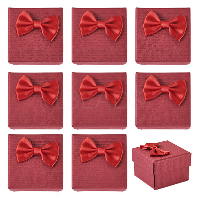 Square Cardboard Paper Ring Gift Storage Boxes CON-TAC0001-17G-1